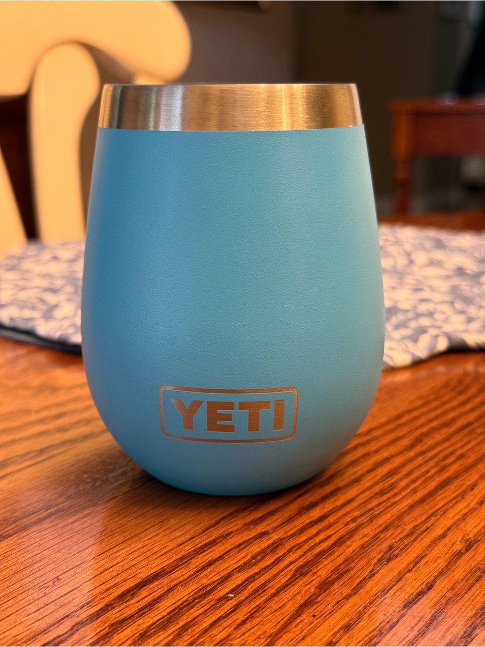 Original YETI Rambler 10 oz Wine Tumbler, Blue